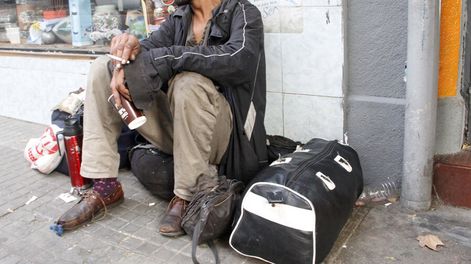 imagen de El 55% de las personas que viven en la calle son menores de 30 años