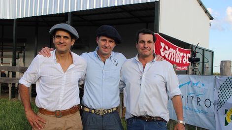 Santiago Fernández, Agustín Fernández y Rodrigo Fernández, integrantes de Frigorífico Modelo&nbsp;