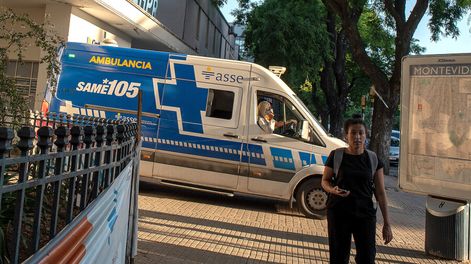 Ambulancia de SAME 105, la emergencia de ASSE.