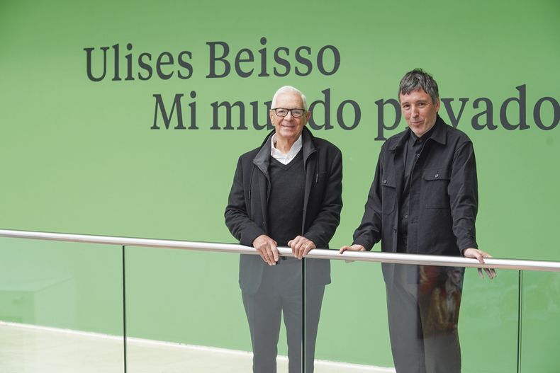 Eduardo Costantini, fundador y presidente del Malba, y Martín Craciun, curador de la exposición y coordinador del Instituto de Artes Visuales.