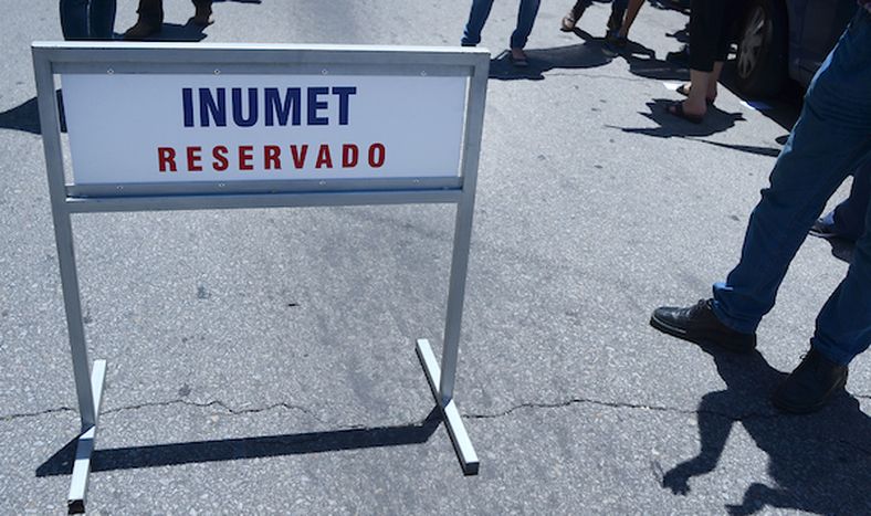Concentración de trabajadores de Inumet