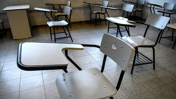 Salón de clases. Foto: Javier Calvelo / adhocFOTOS Salón de clases. Foto: Javier Calvelo / adhocFOTOS