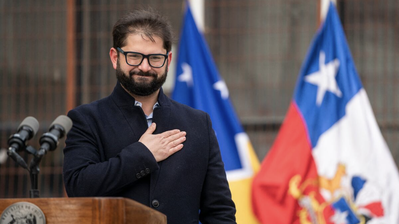 El presidente de Chile, Gabriel Boric.