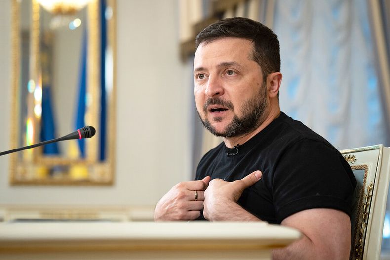 Volodímir Zelenski. Foto: Oleksandr Popenko, PIJL