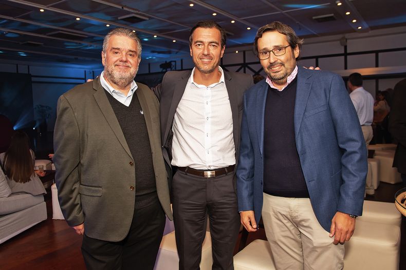 Edgardo Varela, Daniel Botaso y Ricardo Arotxarena