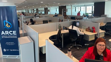 Las oficinas de la ARCE en la Torre Ejecutiva.