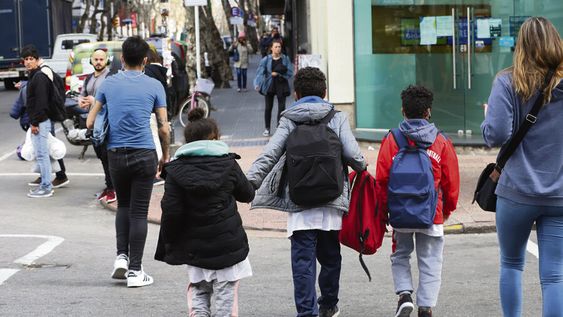 La pandemia de coronavirus impacta en la concurrencia de los escolares. Foto: Nicolás Der Agopián / Búsqueda La pandemia de coronavirus impacta en la concurrencia de los escolares. Foto: Nicolás Der Agopián / Búsqueda