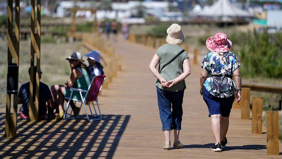El balneario La Paloma en temporada de verano. El balneario La Paloma en temporada de verano.