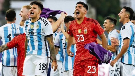 La selección argentina sub-23 clasificó a los Juegos Olímpicos luego de vencer 1 a 0 a Brasil en Caracas