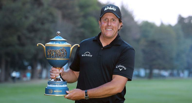 imagen de En una nueva demostración de jerarquía, el estadounidense  Phil Mickelson ganó el México World Championship