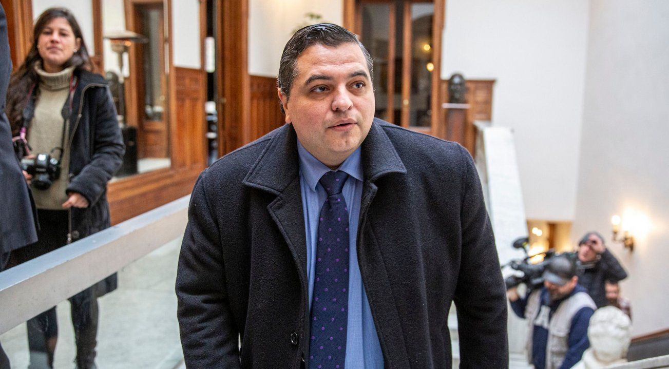 Luis Calabria en el Directorio del Partido Nacional.