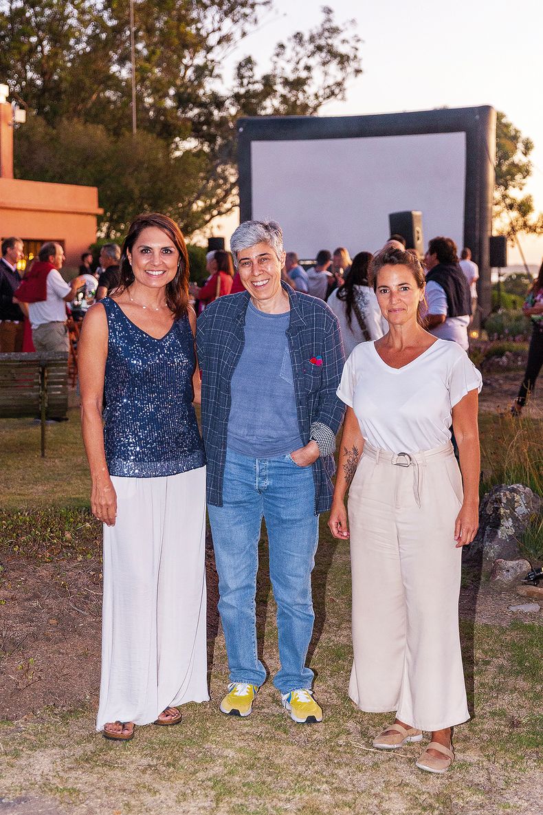 Directora del ARCA Festival of Films on Arts Mercedes Sader, directora de la película Kobra Auto - retrato Lina Chamie y Jorgelina Parodi, de Fasano experiencias