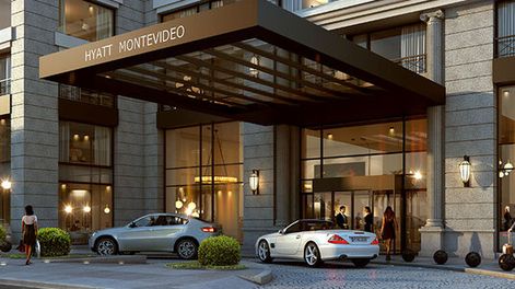 imagen de La esposa de Figueredo y las 22 unidades en el hotel Hyatt