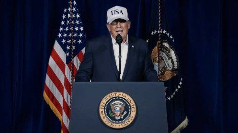 Donald Trump habla sobre los ataques de Estados Unidos e Israel contra Irán, el 28 de febrero de 2026.