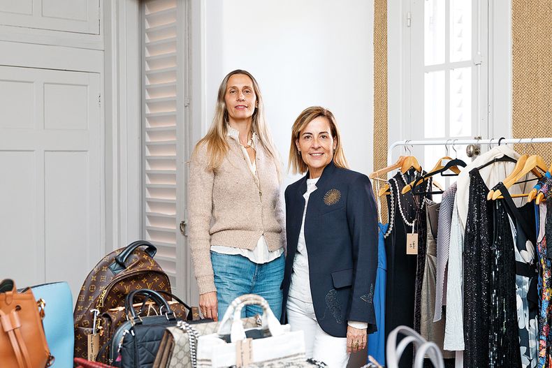Las creadoras de Luxury for less: María José Lavecchia y Alejandra Sanguinetti
