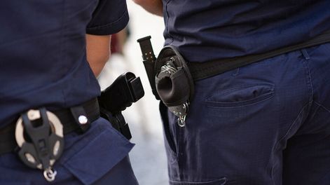 Policía Nacional. Foto: Pablo Vignali, adhocFOTOS