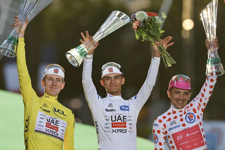 La gran revelación del Tour de France fue el mexicano Isaac del Toro, el primero de su país en llegar al podio de la carrera.