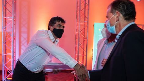 Búsqueda | Debate entre Óscar Andrade y Guido Manini Ríos. Foto: Santiago Mazzarovich / adhocFOTOS