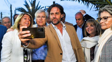 El presidente Luis Lacalle Pou en el lanzamiento de la temporada de turismo. Foto: Presidencia