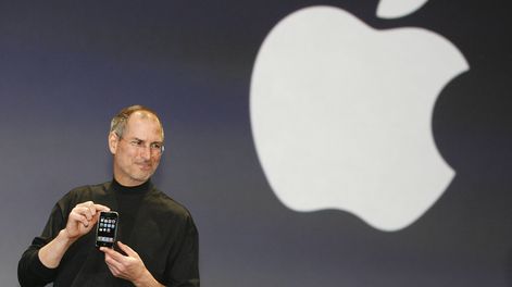 Steve Jobs presentando el Iphone el 9 de enero de 2007 en San Francisco