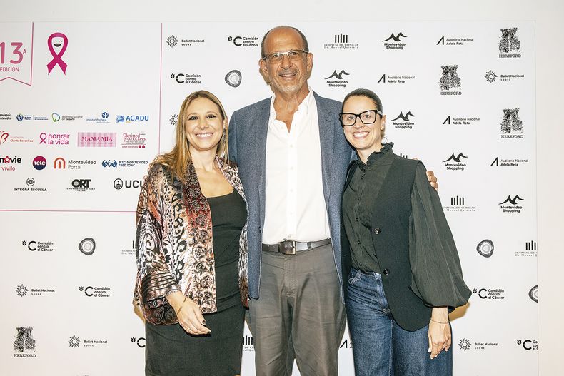 Gerenta de Marketing de Montevideo Shopping Carolina de León, director de la Cátedra de Oncología del Hospital de Clínicas Gabriel Krygier y directora del Ballet Nacional del Sodre María Noel Riccetto.