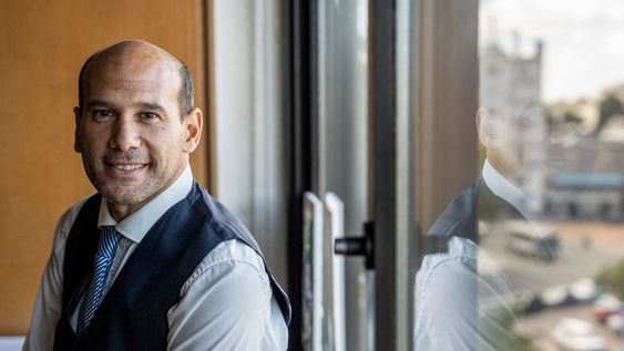 Martín Lema en su despacho del anexo del Palacio Legislativo Martín Lema en su despacho del anexo del Palacio Legislativo