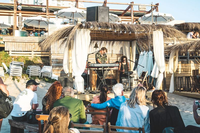 El show en La Choza De Mar 