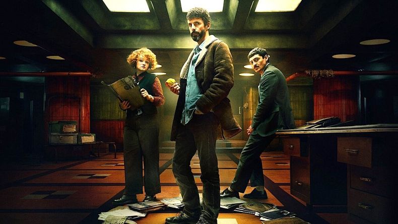 Leah Byrne, Matthew Goode y Alexej Manvelov: el equipo del Dept. Q