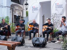 Grupo de jazz gitano La Pompe. Grupo de jazz gitano La Pompe.