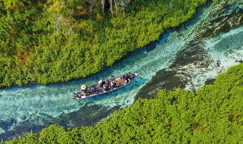 Rio Sucuri, uno de los principales para hacer flotación en Bonito.&nbsp;