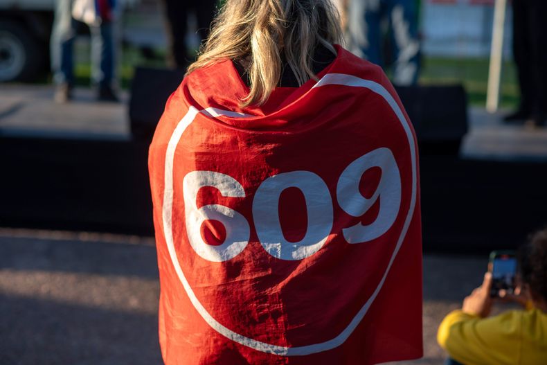 Militante de la lista 609.&nbsp;
