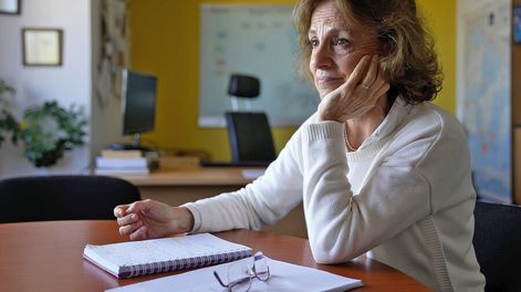 Adriana Aristimuño, directora ejecutiva de Políticas Educativas de ANEP. Foto: Mauricio Zina / adhocFOTOS