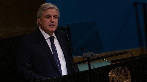 El canciller Francisco Bustillo. Foto: AFP