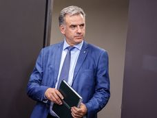 Yamandú Orsi el lunes 29, tras una conferencia de prensa en la Torre Ejecutiva. Yamandú Orsi el lunes 29, tras una conferencia de prensa en la Torre Ejecutiva.