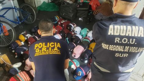 Un operativo aduanero.