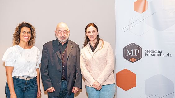 Gerenta de Marketing de MP Amorina Baggi, asesor médico de la Liga de la Leche  Internacional José María Paricio Talayero y Natalia Hermida, del Comité de Lactancia de SUP