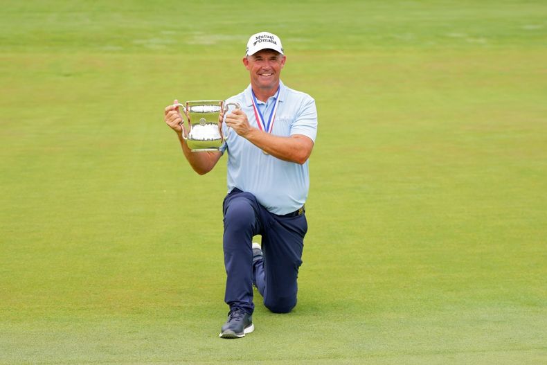 Padraig Harrington en el US Senior Open.