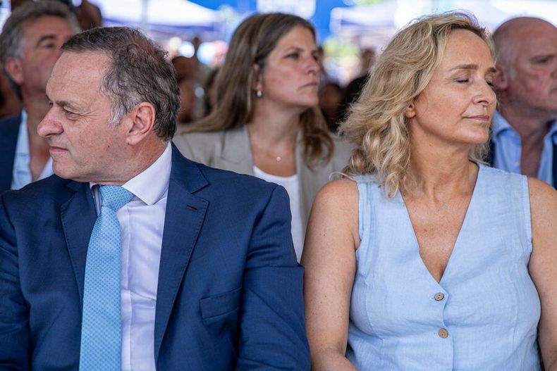 Álvaro Delgado y Lura Raffo. Foto: Mauricio Zina, adhocFOTOS