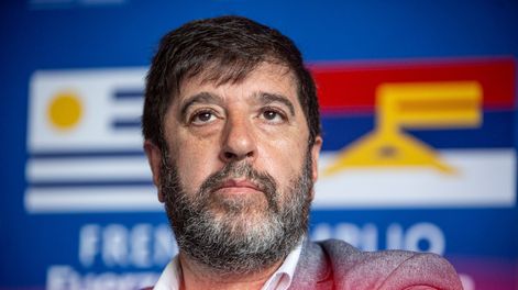 Fernando Pereira, durante un homenaje a Tabaré Vázquez, en 2023