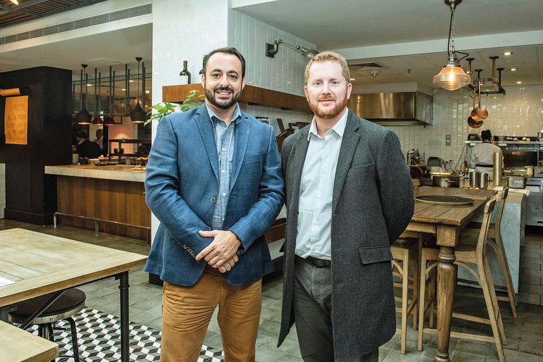 Director general de Virbac Uruguay y Conosur Latam Pablo Macchi y gerente de Marketing y Transformación Digital de Car One Pablo Barcelona