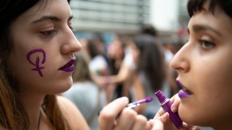 Huelga y movilización feminista por el Día Internacional de la Mujer, el 8 de marzo del 2020.