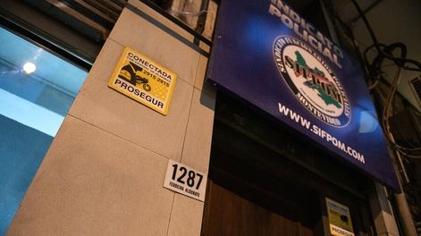 Sede del Sindicato Policial. Foto: Santiago Mazzarovich / adhocFOTOS