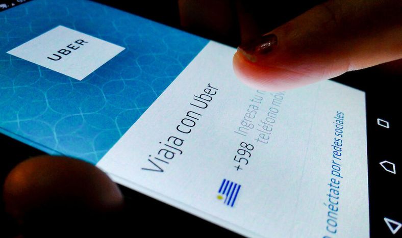 Uber en Uruguay.
