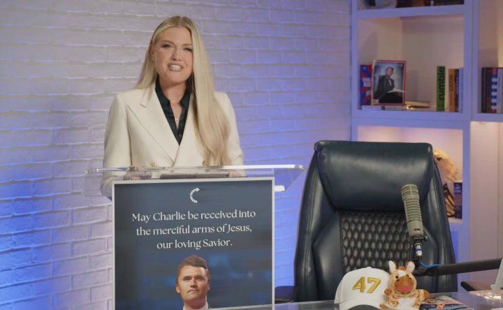 Erika Kirk prometió continuar con el legado de su marido.