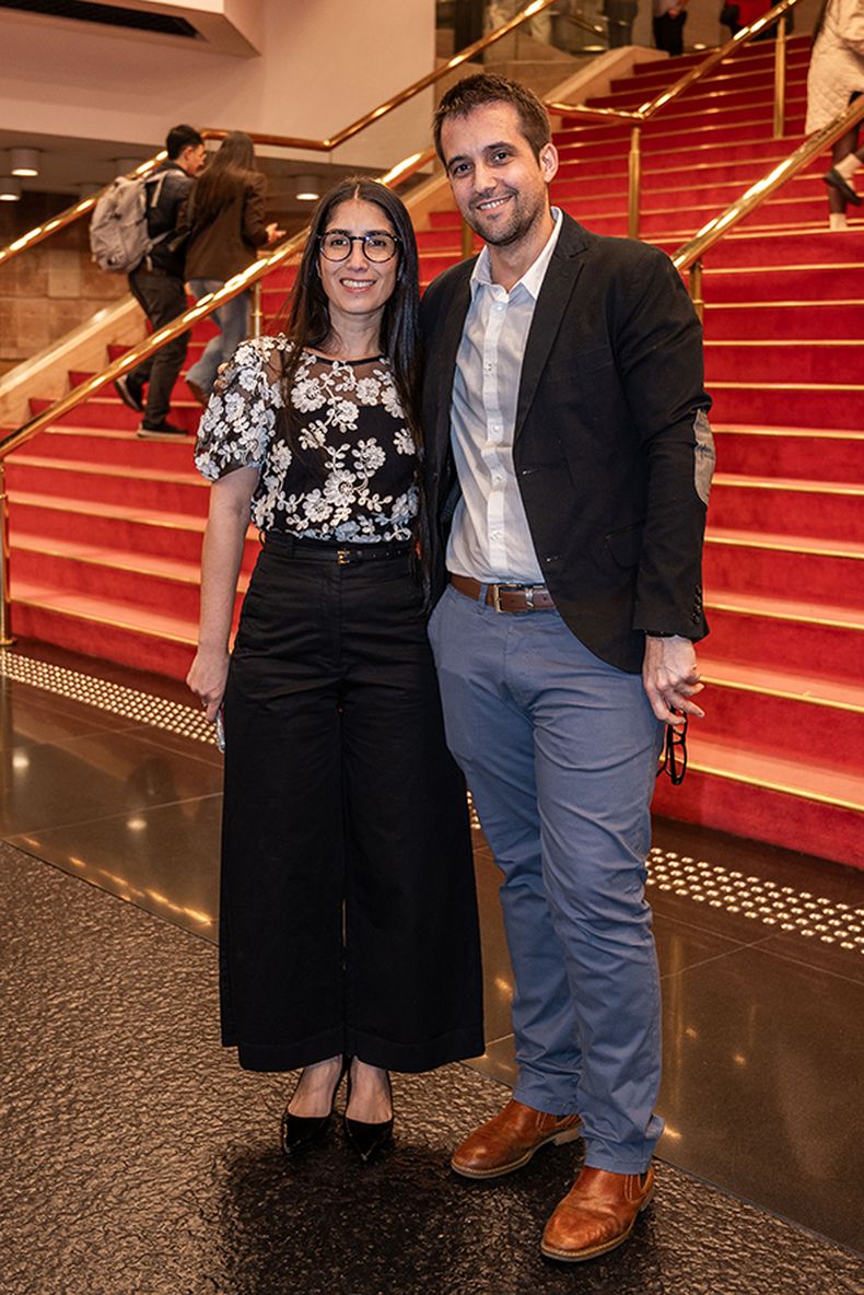 Del Sodre: directora de Comunicación María Emil Saldaña y el coordinador de Comunicación y Relaciones Públicas Diego García Dajas.
