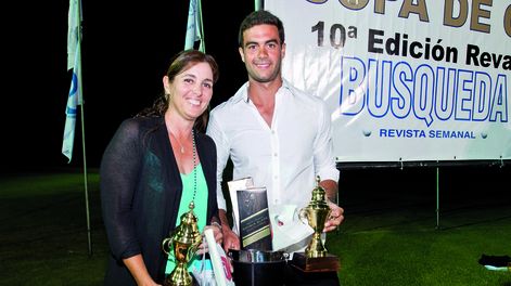 imagen de Valeria Quesada y Agustín Tarigo fueron los ganadores de las principales categorías de la X Copa de Oro Búsqueda en La Barra