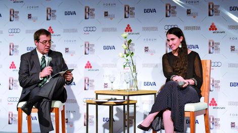 imagen de Esperanzada por un cambio “real” en Cuba, Yoani Sánchez aspira	a ayudar “desde la prensa” a “formar ciudadanos y no soldados”