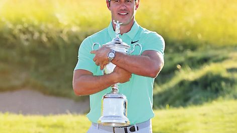 imagen de Mediante una gran actuación, el estadounidense Brooks Koepka  ganó el US Open conquistando el primer Major de su carrera