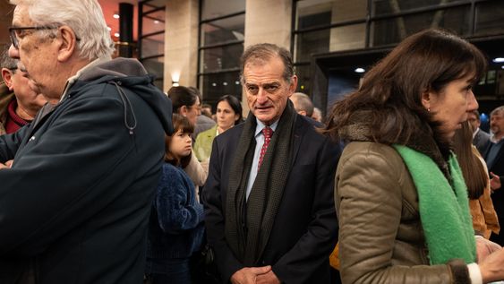 Guido Manini Ríos, en el lanzamiento del “diálogo social” Guido Manini Ríos, en el lanzamiento del “diálogo social”