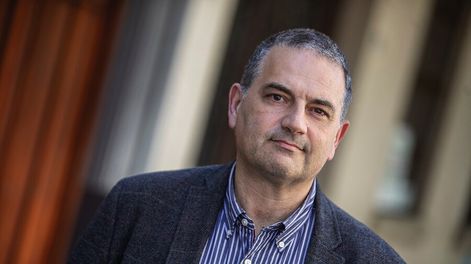 Marcel Mordezki, durante la entrevista con Búsqueda Foto: Mauricio Zina / adhocFOTOS